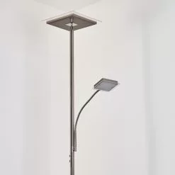 Hofstein Veteli Deckenfluter LED Edelstahl, 2-flammig 46 Hofstein Veteli Deckenfluter LED Edelstahl, 2-flammig -Leseleuchten Speichern veteli deckenfluter h3274576 13