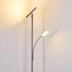 Hofstein Veteli Deckenfluter LED Edelstahl, 2-flammig 42 Hofstein Veteli Deckenfluter LED Edelstahl, 2-flammig -Leseleuchten Speichern veteli deckenfluter h3274576 9