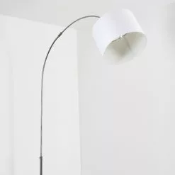 Hofstein Wiby Bogenleuchte Nickel-Matt, 1-flammig -Leseleuchten Speichern wiby bogenleuchte h3259986 do1 11