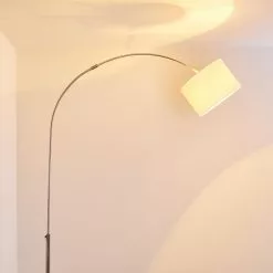 Hofstein Wiby Bogenleuchte Nickel-Matt, 1-flammig -Leseleuchten Speichern wiby bogenleuchte h3259986 do1 20