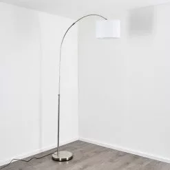 Hofstein Wiby Bogenleuchte Nickel-Matt, 1-flammig -Leseleuchten Speichern wiby bogenleuchte h3259986 do1 21