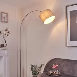 Hofstein Wiby Stehleuchte Nickel-Matt, 1-flammig -Leseleuchten Speichern wiby stehleuchte h3536476 8