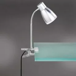 Wofi Leuchten Wofi JOS Tischleuchte Grau, 1-flammig