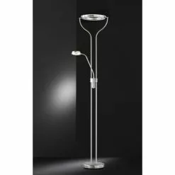 Wofi Leuchten Wofi REMY Standleuchte LED Nickel-Matt, 2-flammig -Leseleuchten Speichern wofi remy standleuchte 307302646000 2