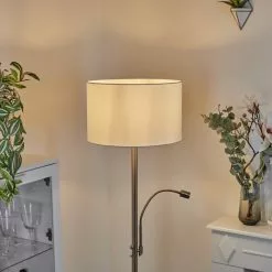 Hofstein Yuruyacu Stehleuchte LED Nickel-Matt, 2-flammig -Leseleuchten Speichern yuruyacu stehleuchte h3576809 8