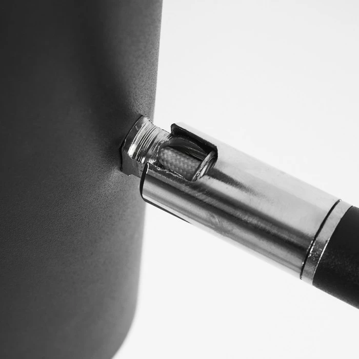 Hofstein Zuoz Stehleuchte Chrom, Schwarz, 1-flammig 6 Hofstein Zuoz Stehleuchte Chrom, Schwarz, 1-flammig – Bild 6