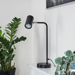 Hofstein Zuoz Tischleuchte Chrom, Schwarz, 1-flammig -Leseleuchten Speichern zuoz tischleuchte h3536094 1